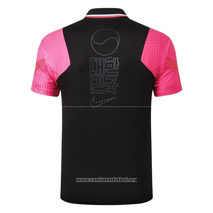 Camiseta Polo del Corea del Sur 2020/2021 Negro